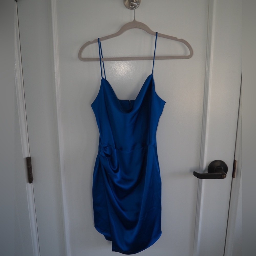 Zara blue mini dress